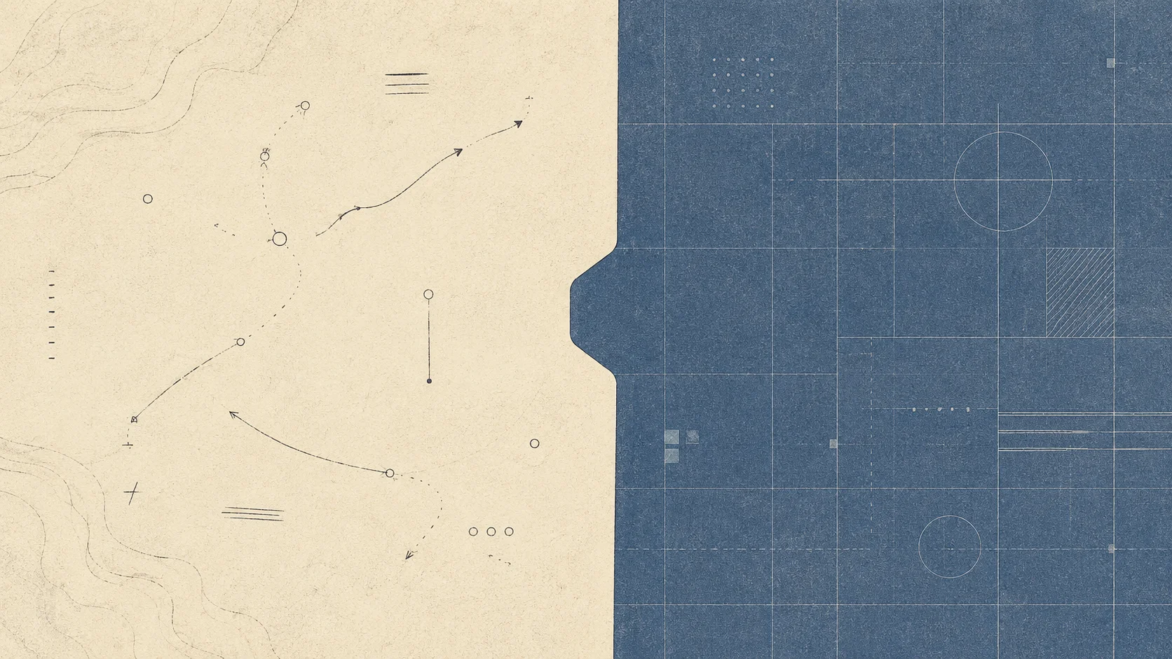 Editorial illustration for The PersonalOS / BusinessOS Boundary (And Why It Matters).