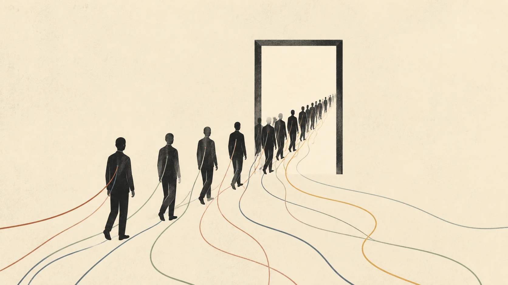 Editorial illustration for Access Will Stop Being The Advantage.